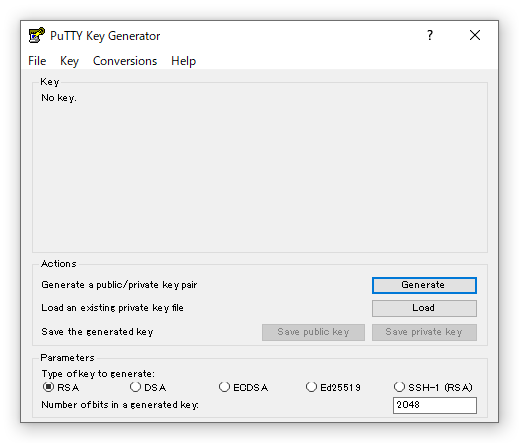 SnapCrab_PuTTY Key Generator_2021-12-14_21-50-45_No-00